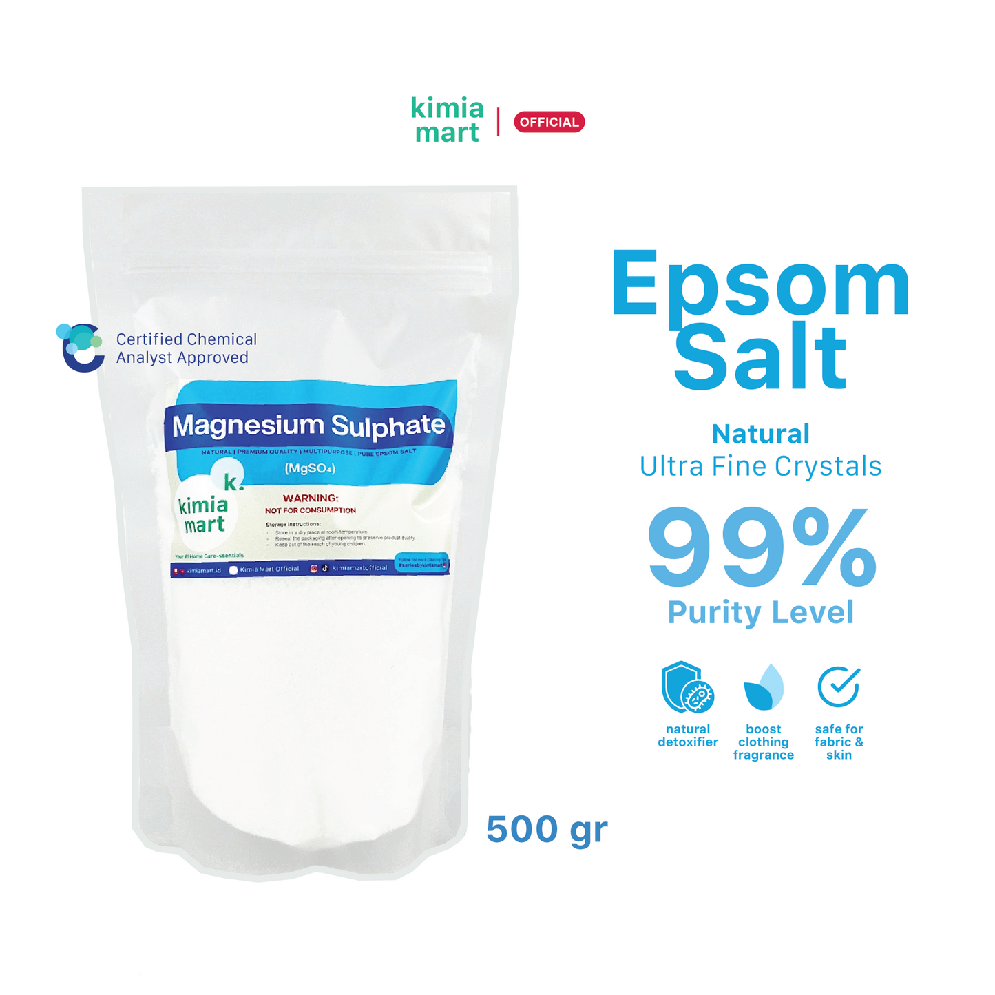 Garam Epsom Starter Pouch - 500g