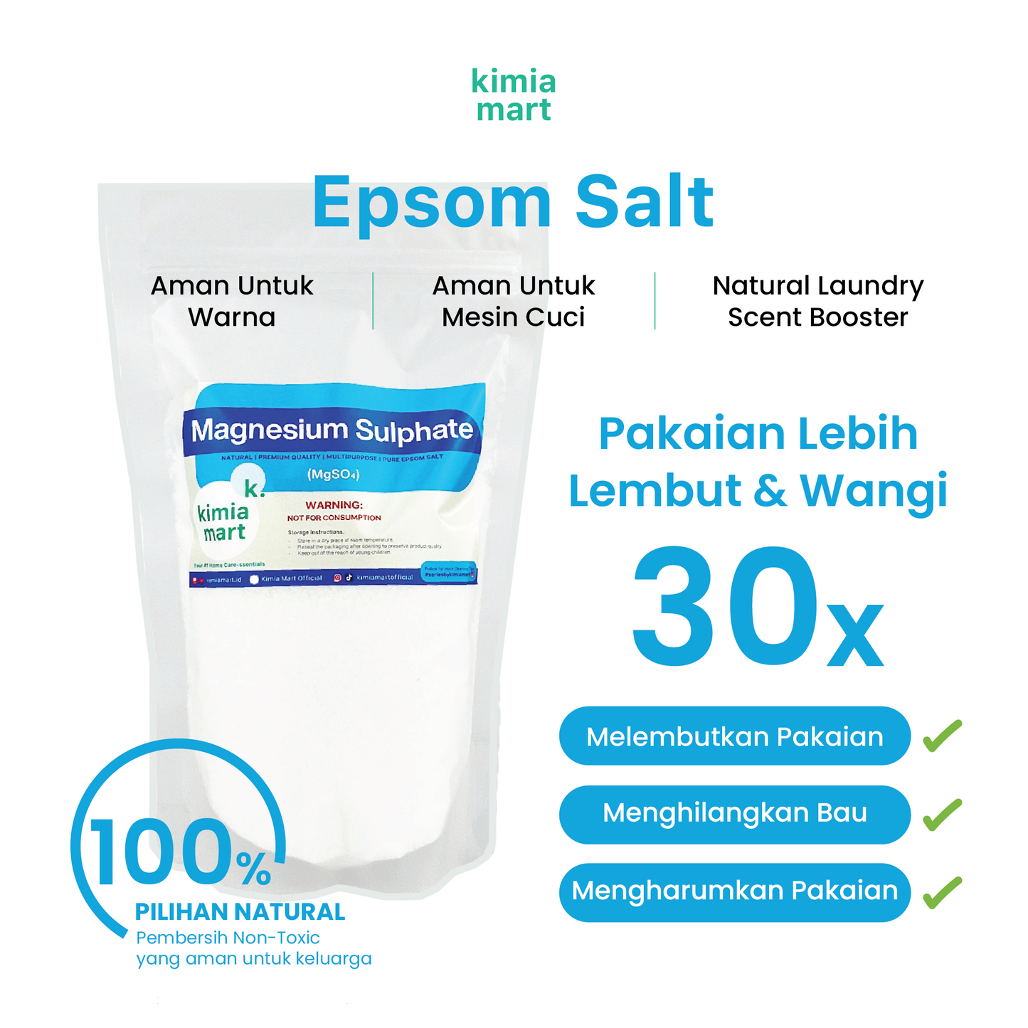 Garam Epsom Starter Pouch - 500g