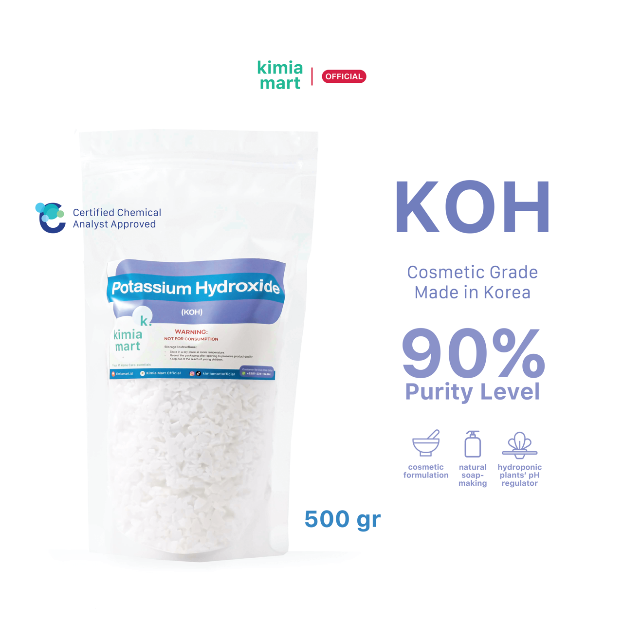 KOH Starter Pouch - 500g