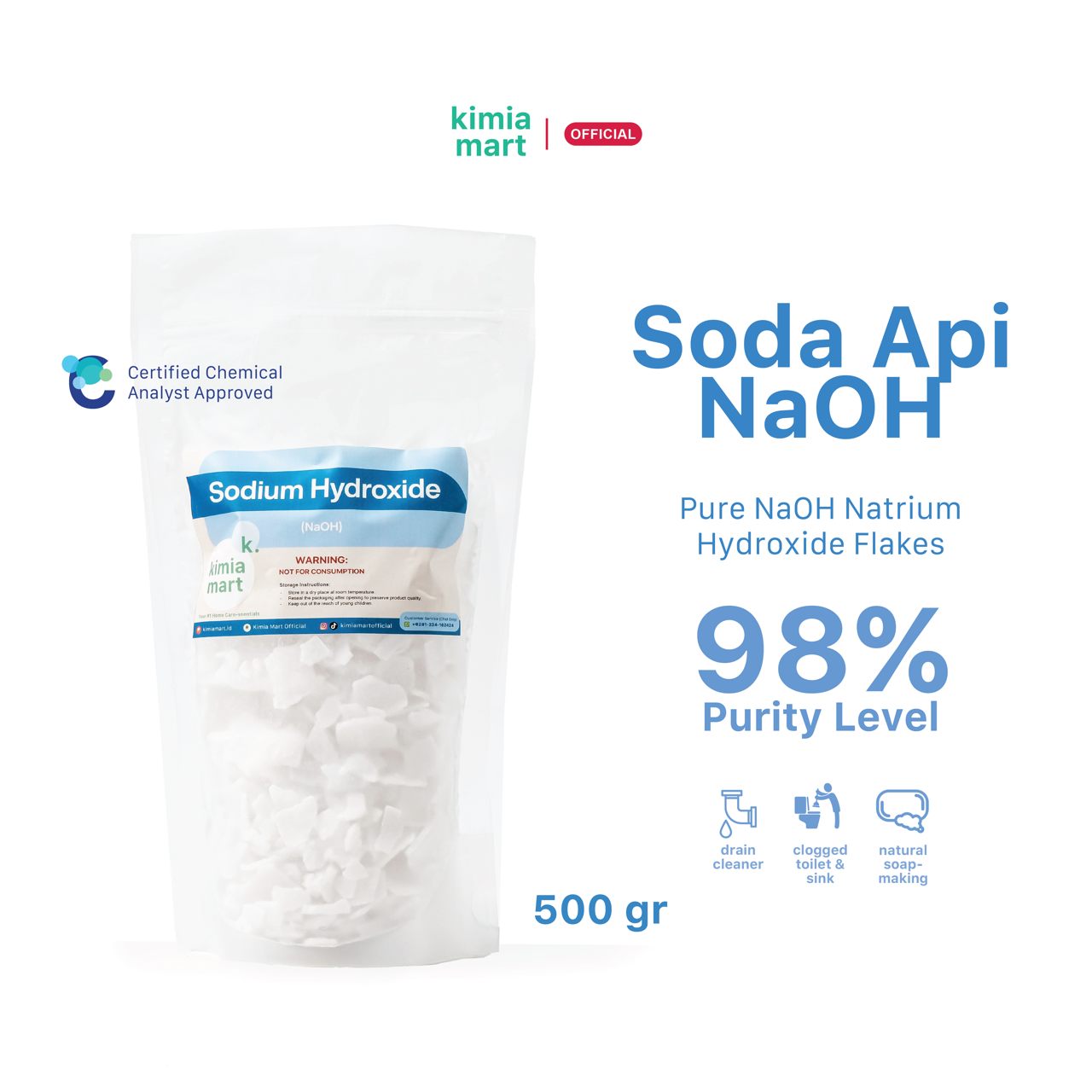 Soda Api Starter Pouch - 500g