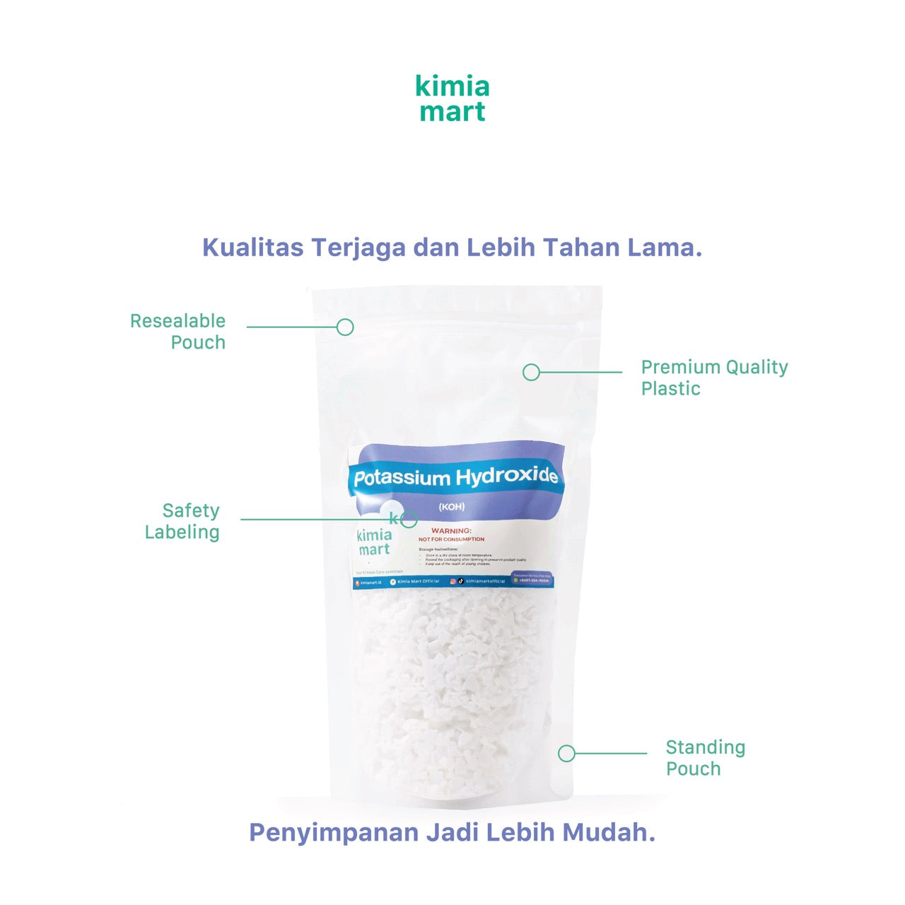 KOH Starter Pouch - 500g