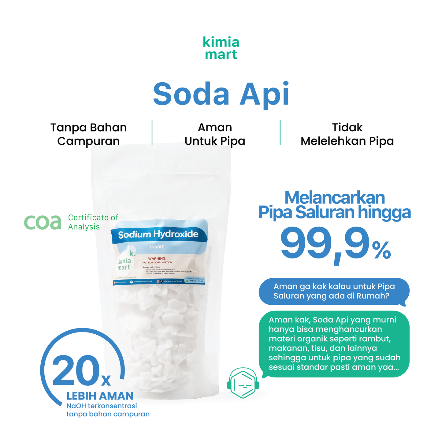 Soda Api Starter Pouch - 500g