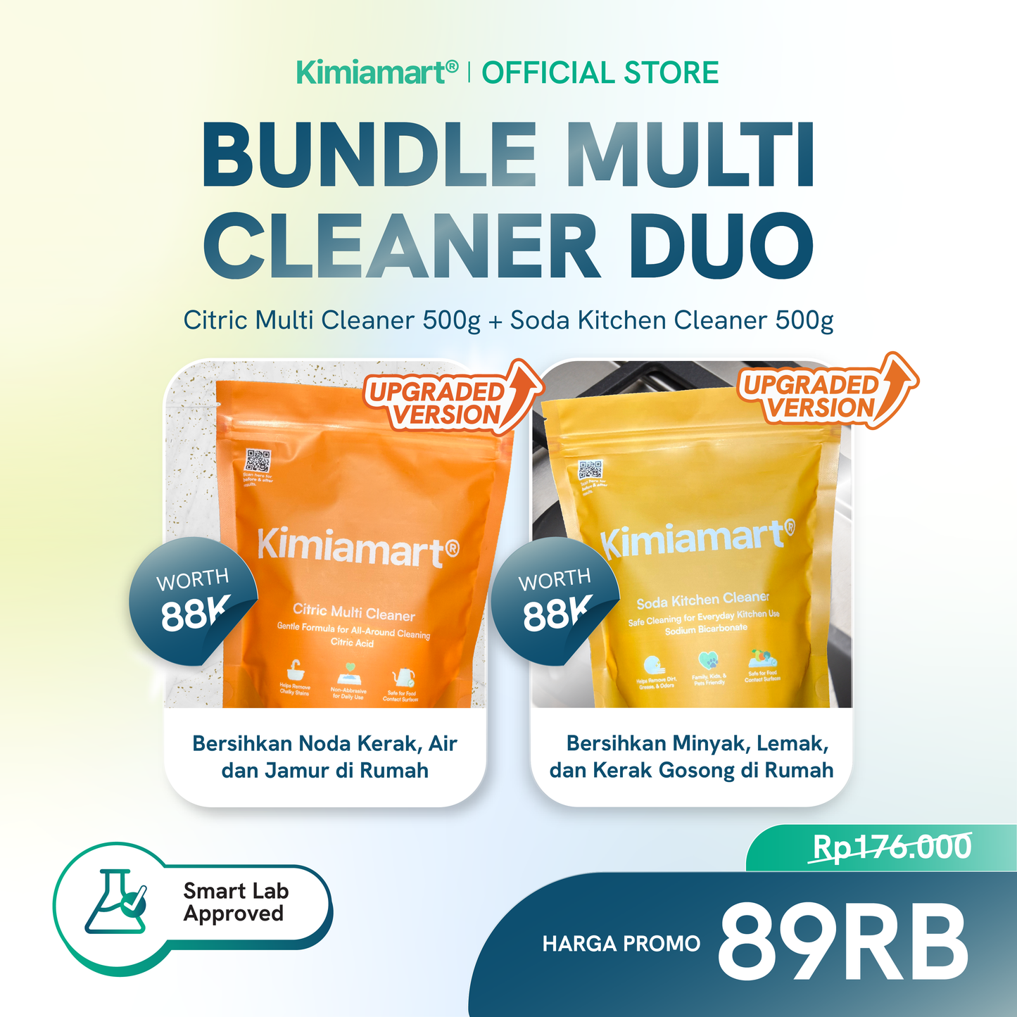 Soda Kitchen Cleaner + Citric Multi Cleaner