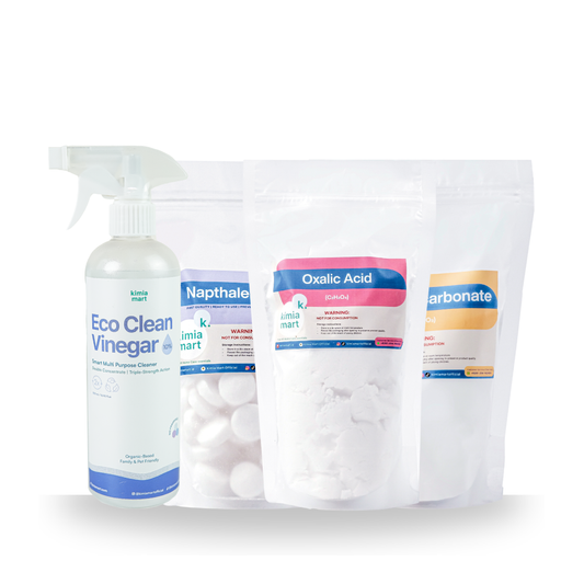 Paket Bundling Pembersih Rumah Favorit Bunda - Home Cleaning Kit / Paket Pembersih Rumah / Baking Soda / Soda Kue / Kamper Kapur Barus/ Oxalid Acid/ Cuka Pembersih