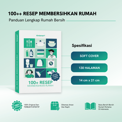[E-BOOK] 100++ Buku Resep Membersihkan Rumah