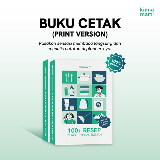[BUKU CETAK] 100++ Buku Resep Membersihkan Rumah