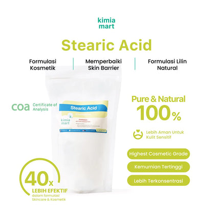 Stearic Acid / Asam Stearat - 500gr