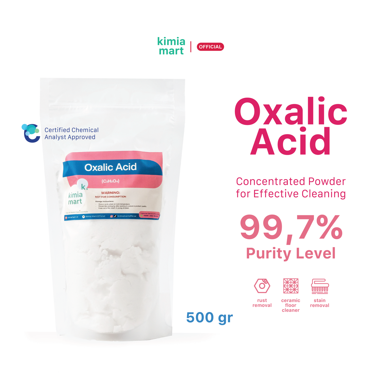 Oxalic Acid Starter Pouch - 500g