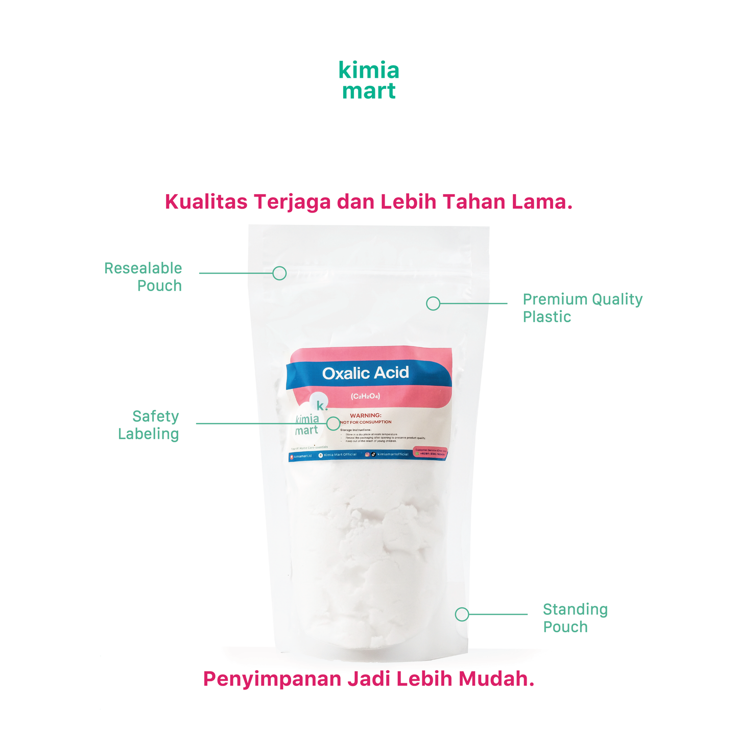 Oxalic Acid Starter Pouch - 500g